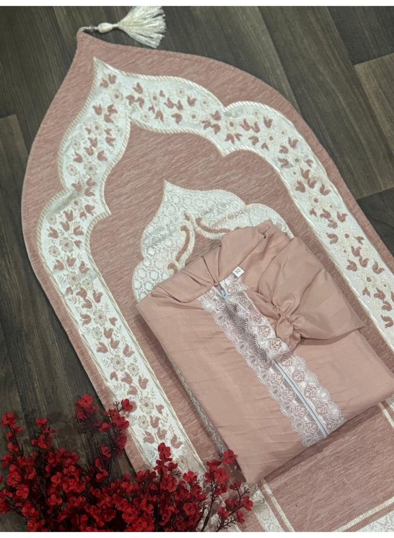 Children's Prayer Set - Prayer Mat with Soft Prayer Sheet (Dazzling Colorful Designs)